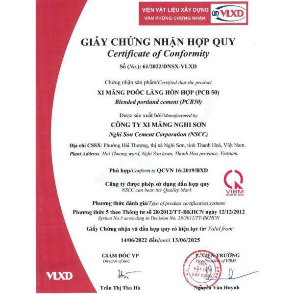 Xi măng Nghi Sơn PCB40/PCB50