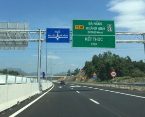 Cung cấp vật liệu xây dựng cho tuyến đường cao tốc Đà Nẵng – Quảng Ngãi